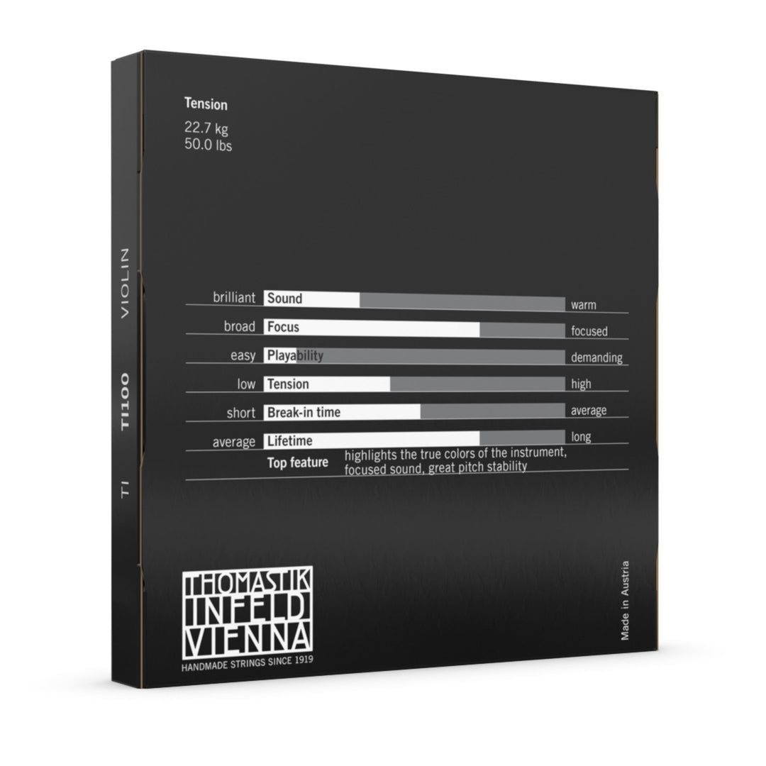 Thomastik-Infeld Geigen Saiten TI - Set* mit D Alu (TI100)