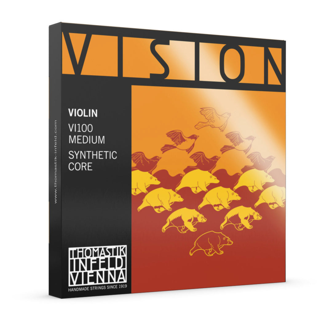 Thomastik-Infeld Geigen Saiten Vision synthetischer Kern - Medium (VI100)