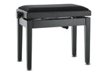 GEWA Piano bench Deluxe Autolift - Black matt