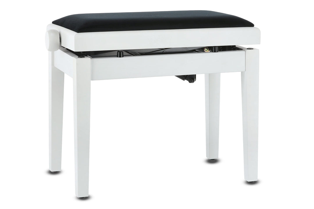 GEWA Klavierbank Deluxe Autolift - White matt