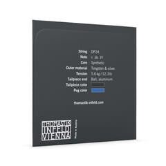 Thomastik-Infeld Saiten für Viola DOMINANT PRO - C Synthetischer Kern, Wolfram/Silber (DP24)