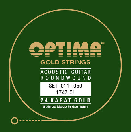 Optima Saiten für Akustik Gitarren Gold Saiten - Set (1747CL)