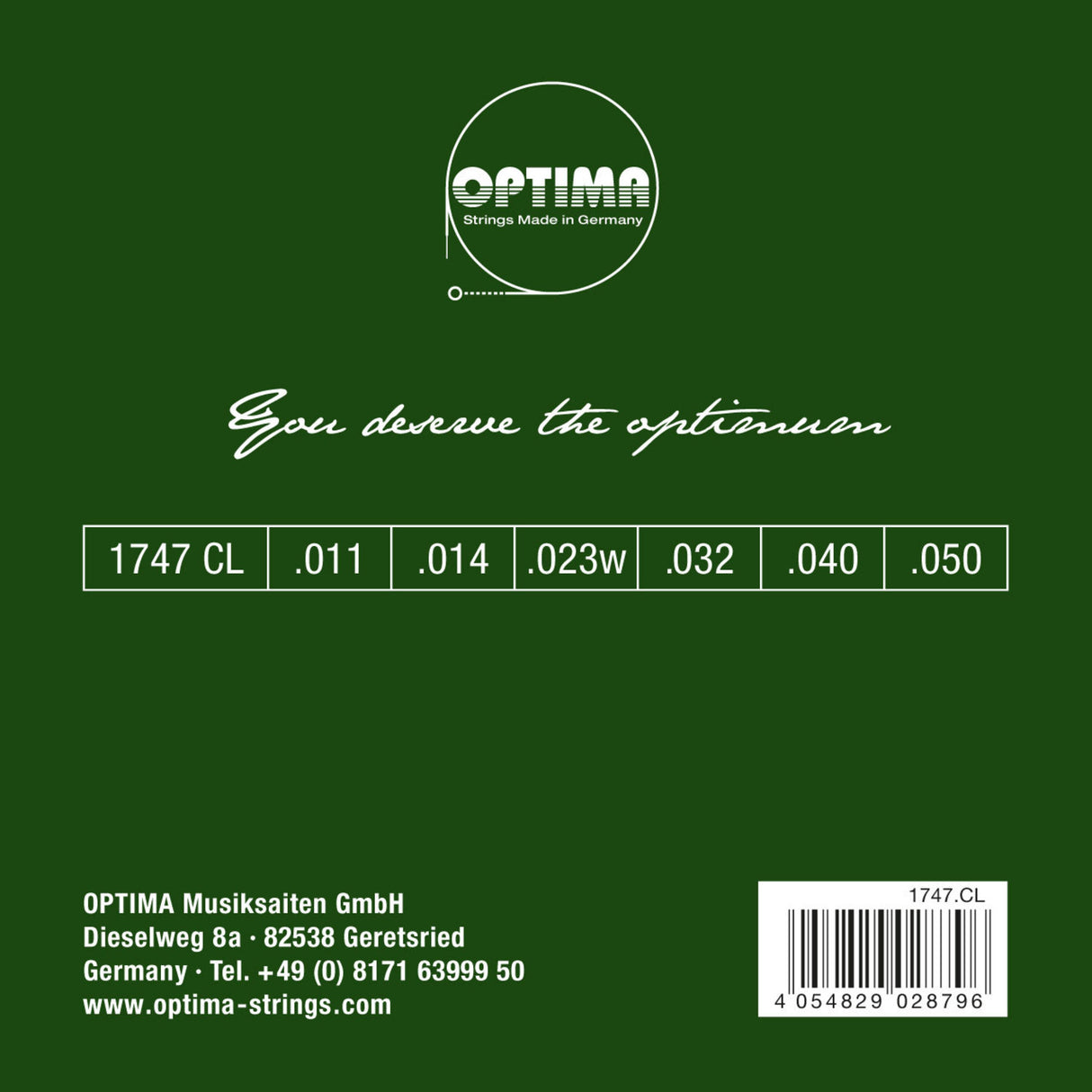 Optima Saiten für Akustik Gitarren Gold Saiten - Set (1747CL)
