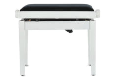 GEWA Klavierbank Deluxe Autolift - White matt