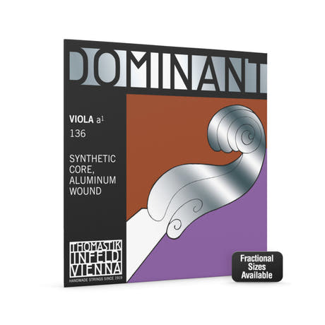 Thomastik-Infeld Saiten für Viola Dominant nylon core - A Alu. 1/2 (136 1/2)