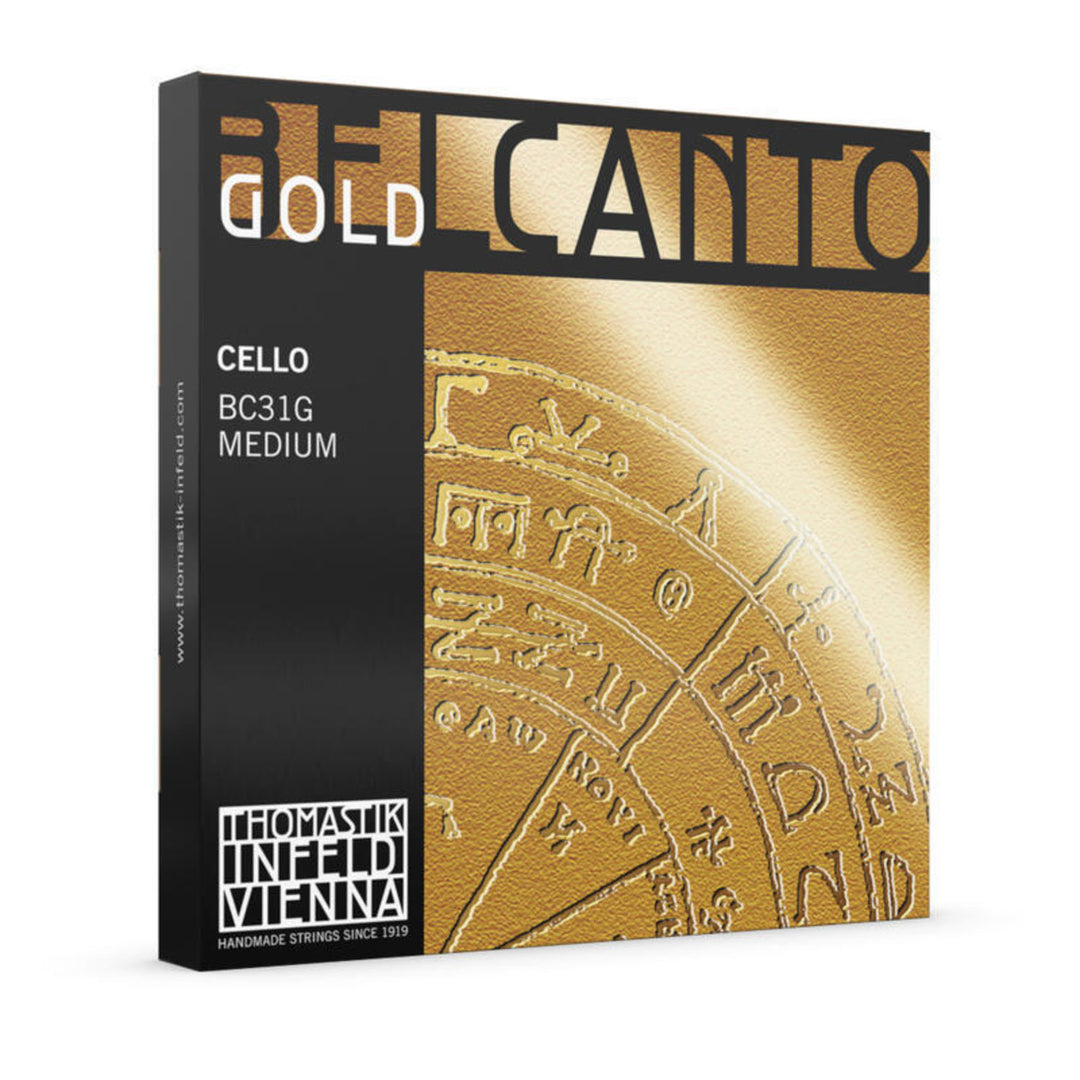 Thomastik-Infeld Cello Saiten Belcanto Gold - Medium (BC31G)
