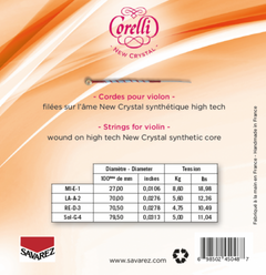 Corelli Geigen Saiten New Crystal - Forte (700FB)