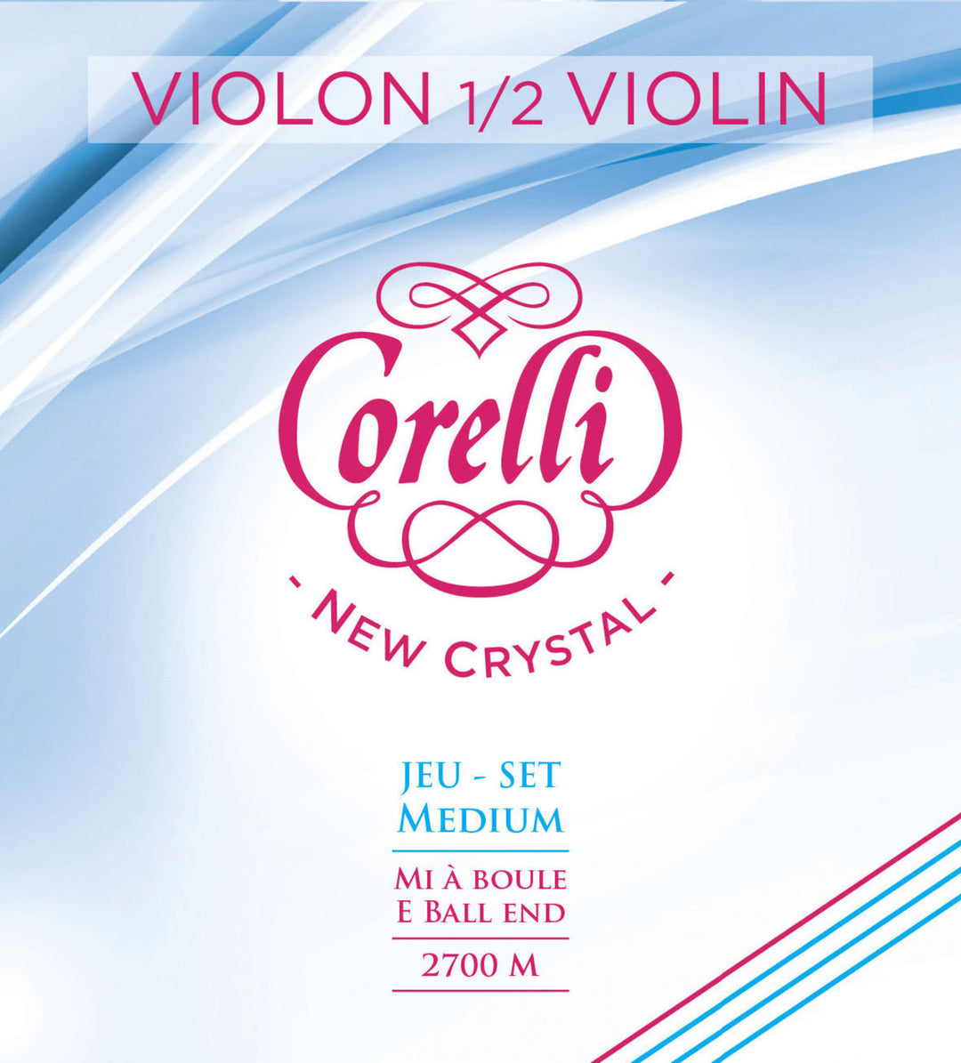 Corelli Geigen Saiten New Crystal - G 1/2 (2704M)