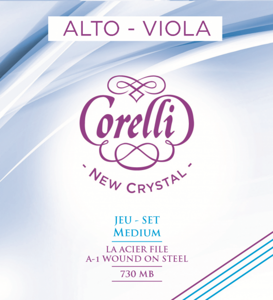 Corelli Saiten für Viola New Crystal - Medium (730MB)