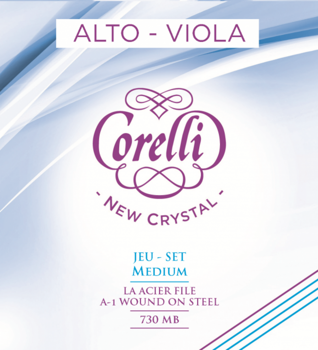 Corelli Saiten für Viola New Crystal - Medium (730MB)