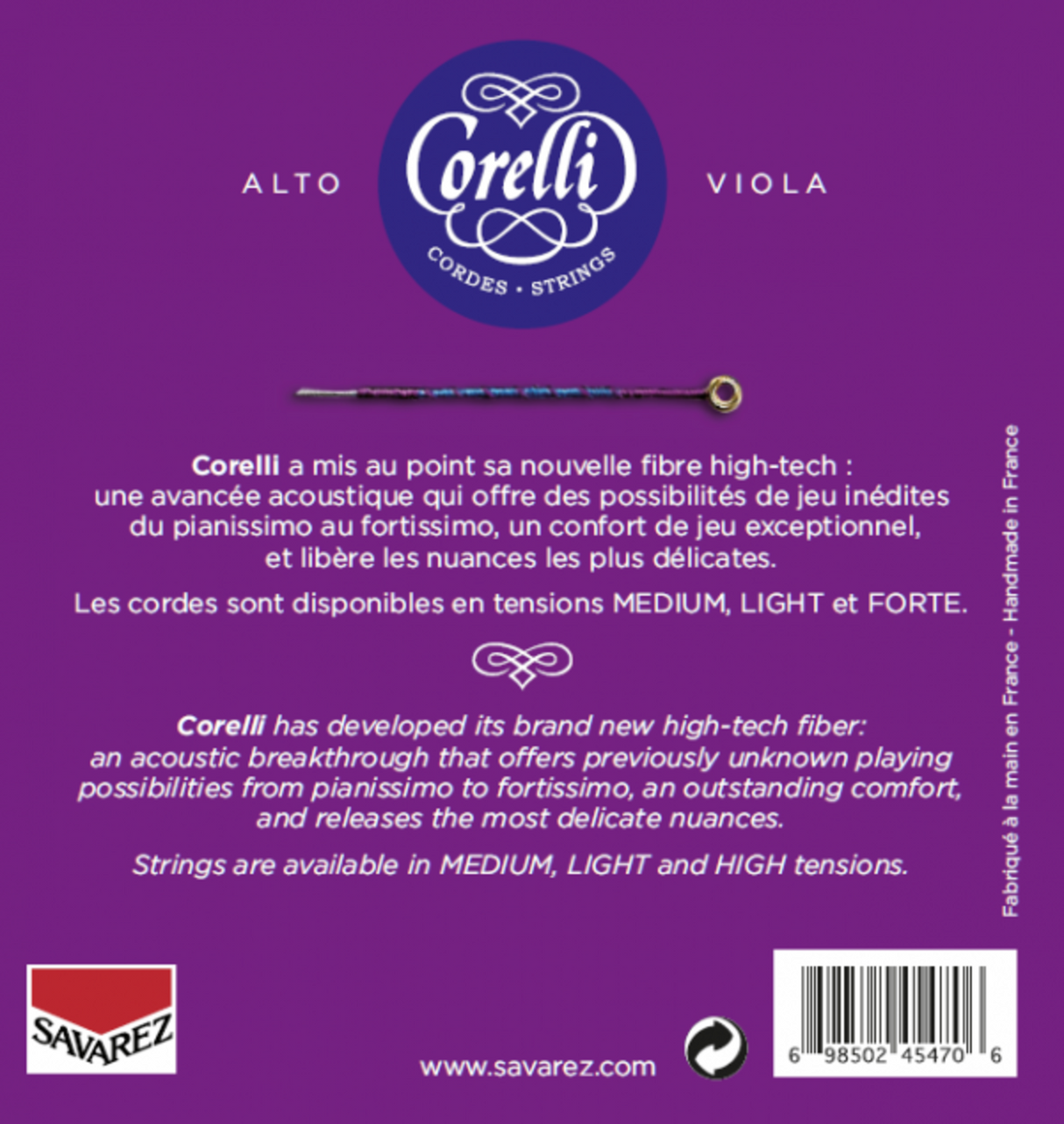 Corelli Saiten Für Viola Cantiga - Medium (930MS)