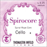 Thomastik-Infeld Cello Saiten Spirocore Spiral-Kern - Medium (S25)