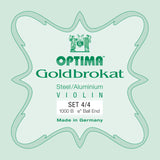 Optima Geigen Saiten Goldbrokat - Satz 4/4 (1000B)