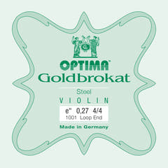 Optima Goldbrokat E-Saite 4/4-Geige, 0,27 mm, Kugel