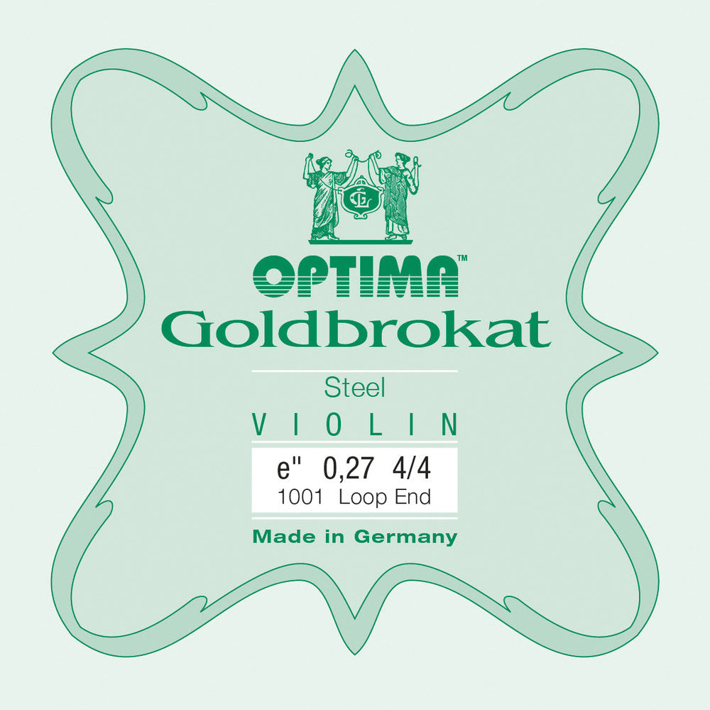 Optima Goldbrokat E-Saite 4/4-Geige, 0,27 mm, Kugel