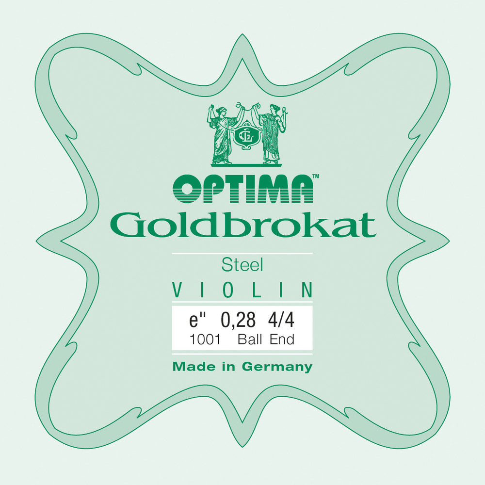 Optima Goldbrokat E-Saite für 4/4-Geige, 0,28 mm, Kugel