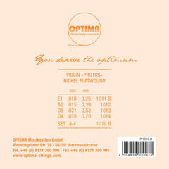 Optima Geigen Saiten PROTOS - Set