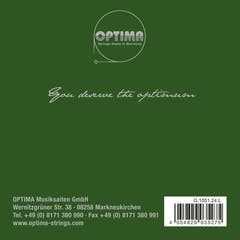 Optima Goldbrokat Premium E-Saite für 4/4-geigen, 0,24 mm, Schlaufe