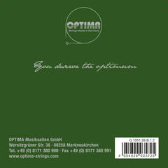 Optima Goldbrokat Premium E-Saite 1/2-Geige, 0,26 mm, Kugel
