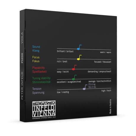 Thomastik-Infeld Saiten Für Viola Peter Infeld Synthetischer Kern - Set medium (PI200)