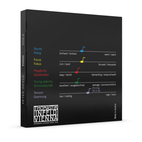 Thomastik-Infeld Saiten Für Viola Peter Infeld Synthetischer Kern - Set medium (PI200)