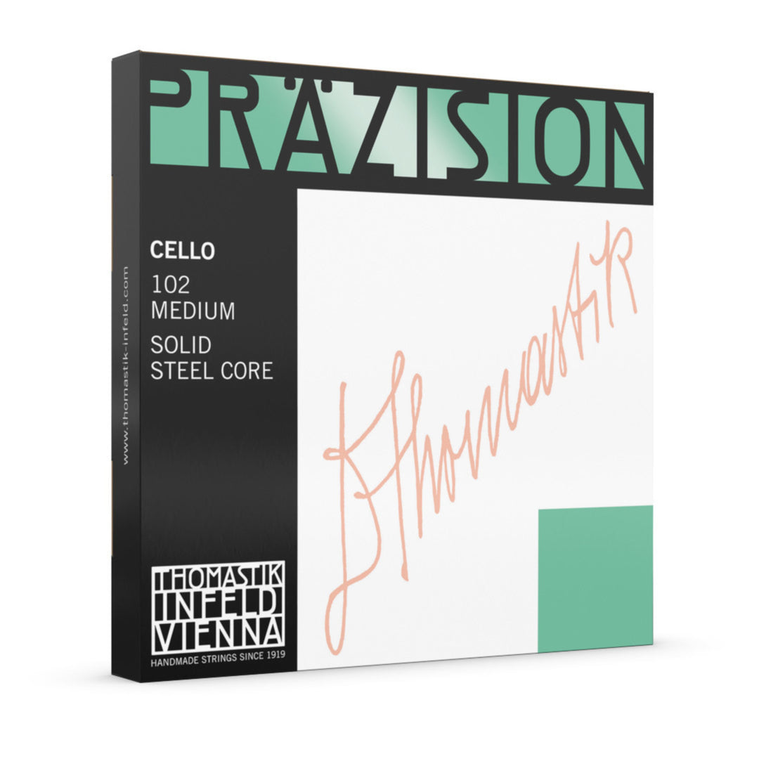 Thomastik-Infeld Cello Saiten Präzisionsstahl massiver Kern - Medium (95)