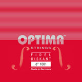 Optima 1001 Saite D1 für 6-saitige Sopranfidel, Silberstahl