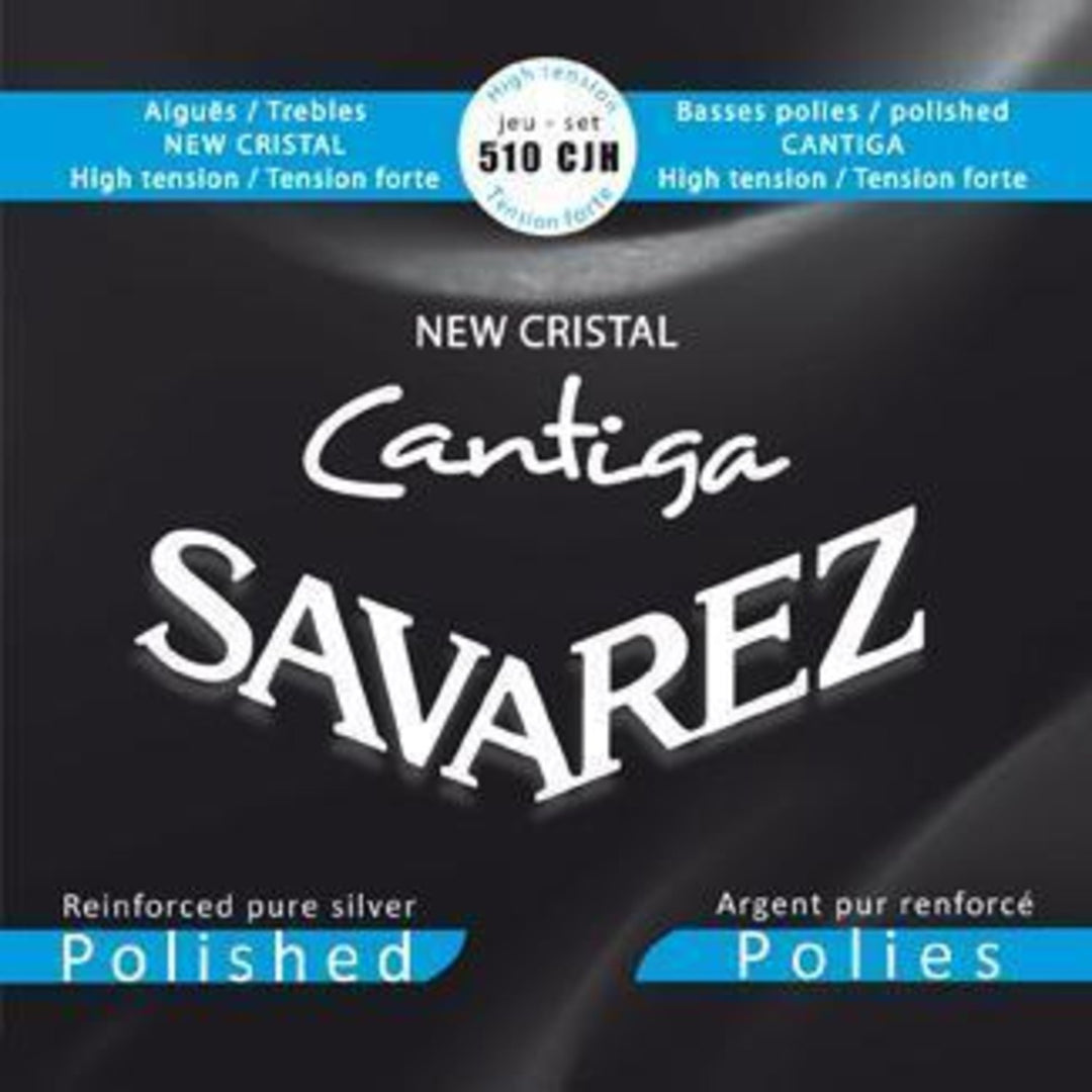 Savarez Saiten für klassische Gitarren New Cristal Cantiga - Satz high, geschliffen (510CJH)