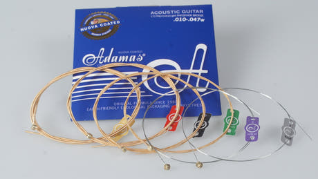 Adamas Saiten für Akustikgitarren Nuova phosphor bronze beschichtet - Auch geeignet für Allergiker (1717NU)