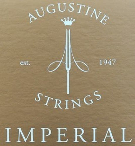 Augustine Saiten für klassische Gitarren Imperial Crystal Nylon medium - Set Imperial Gold (medium/medium)
