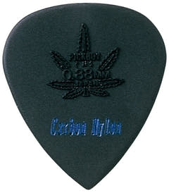 Pick Boy Carbon Nylon Plektren, Standard, 0,88 mm medium, 12 Stück