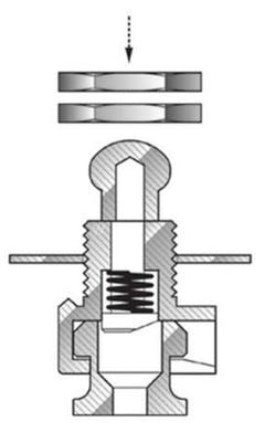 GEWA Sicherheitsgurt F&S Security Lock - Vergoldet (Set+)
