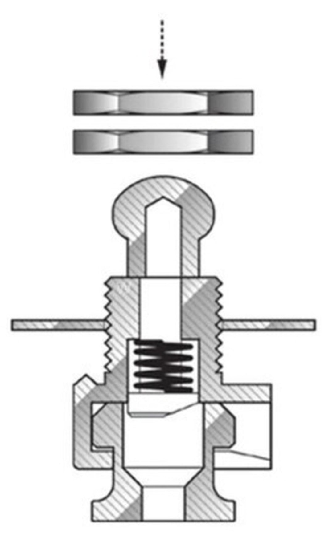 GEWA Sicherheitsgurt F&S Security Lock - Vergoldet (Set+)