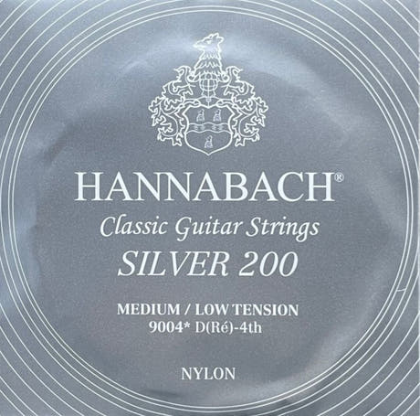 Hannabach 900 D4 Basssaite für klassische gitarren, medium/low tension