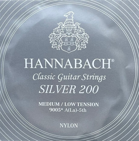 Hannabach 900 A5 Basssaite für klassische Gitarre, medium/low tension