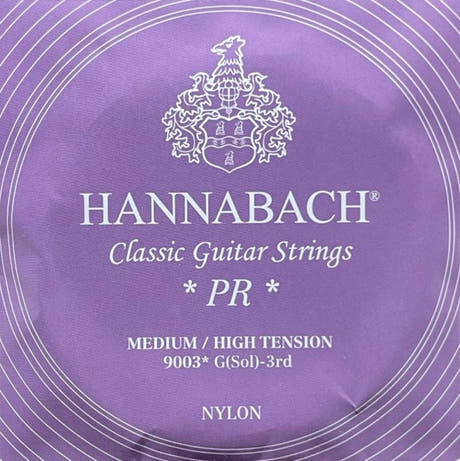Hannabach 900 G3 Diskantsaite, klassische gitarren, medium/high tension