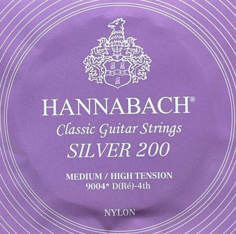 Hannabach 900 D4 Basssaite für klassische gitarren, medium/high tension