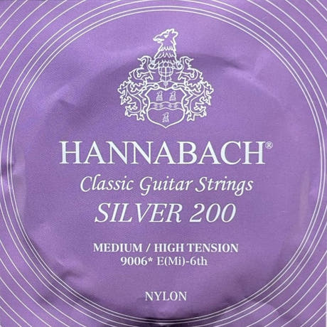Hannabach 900 E6 Basssaite für klassische gitarren, medium/high tension