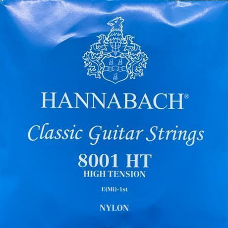 Hannabach 800 E1-Diskantsaite für klassische gitarren, High tension