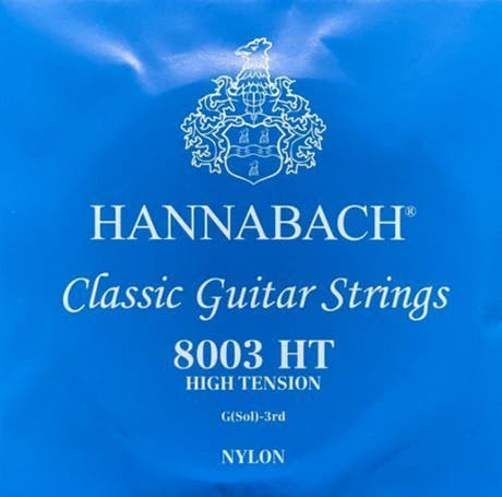 Hannabach 800 G3 Diskantsaite für klassische Gitarre, High-Spannung