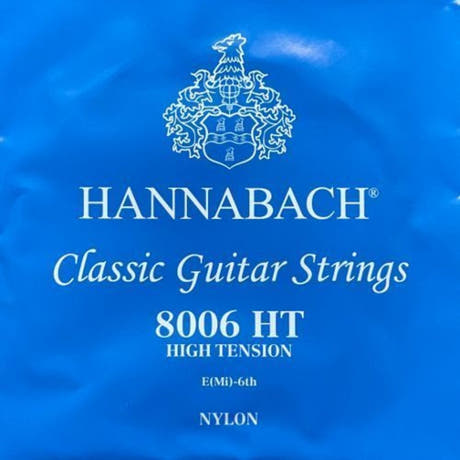 Hannabach 800 E6 Basssaite für klassische Gitarre, high tension