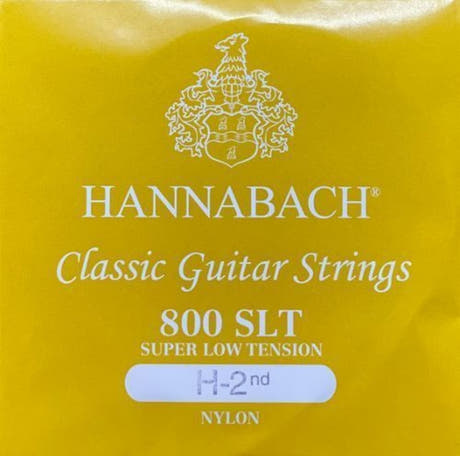 Hannabach 800 H/B2 Diskantsaite, klassische gitarren, super niedrige Spannung