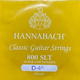 Hannabach 800 D4 Basssaite für klassische Gitarren, super low tension