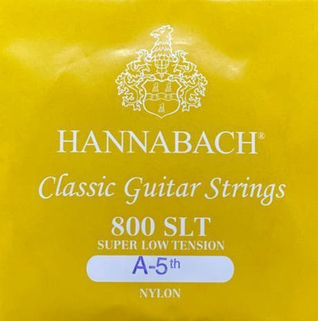 Hannabach 800 A5 Basssaite für klassische Gitarre, super low tension