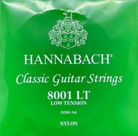 Hannabach 800 E1 Diskantsaite für klassische gitarren, low tension