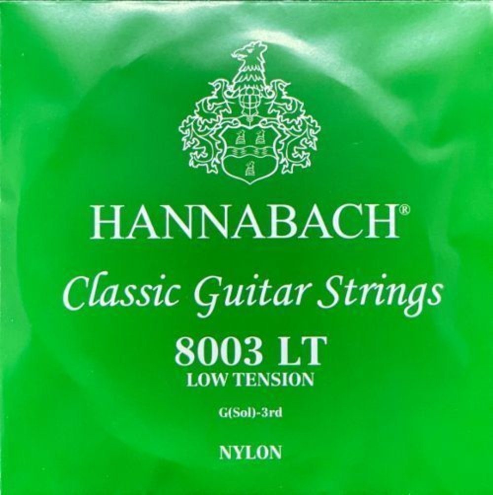 Hannabach 800 G3-Diskantsaite für klassische gitarren, niedrige Spannung