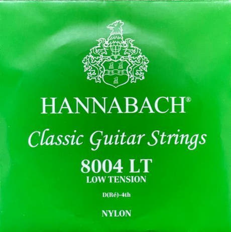Hannabach 800 D4 Basssaite für klassische gitarren, niedrige Spannung