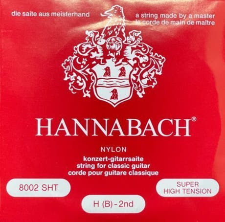 Hannabach 800 H/B2 Diskantsaite, klassische gitarren, super high tension