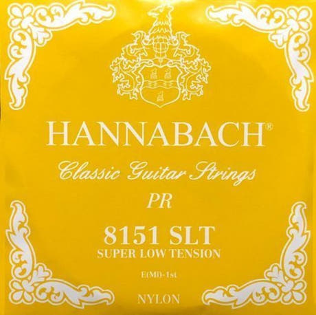Hannabach 815 E1 Diskantsaite für klassische gitarren, super low tension