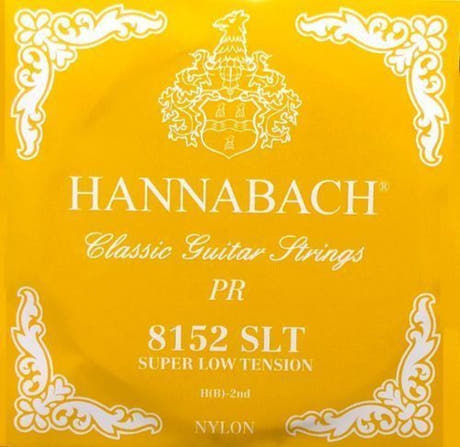 Hannabach 815 H/B2 Diskantsaite, klassische gitarren, super low tension